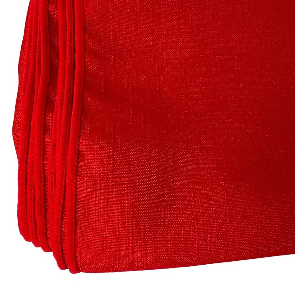 Red Fabric Tablecloth Large Rectangle Versatile Hosting Holiday 84x62 Cloth